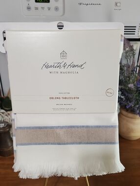 Hearth&Hand with Magnolia Oblong Tablecloth
